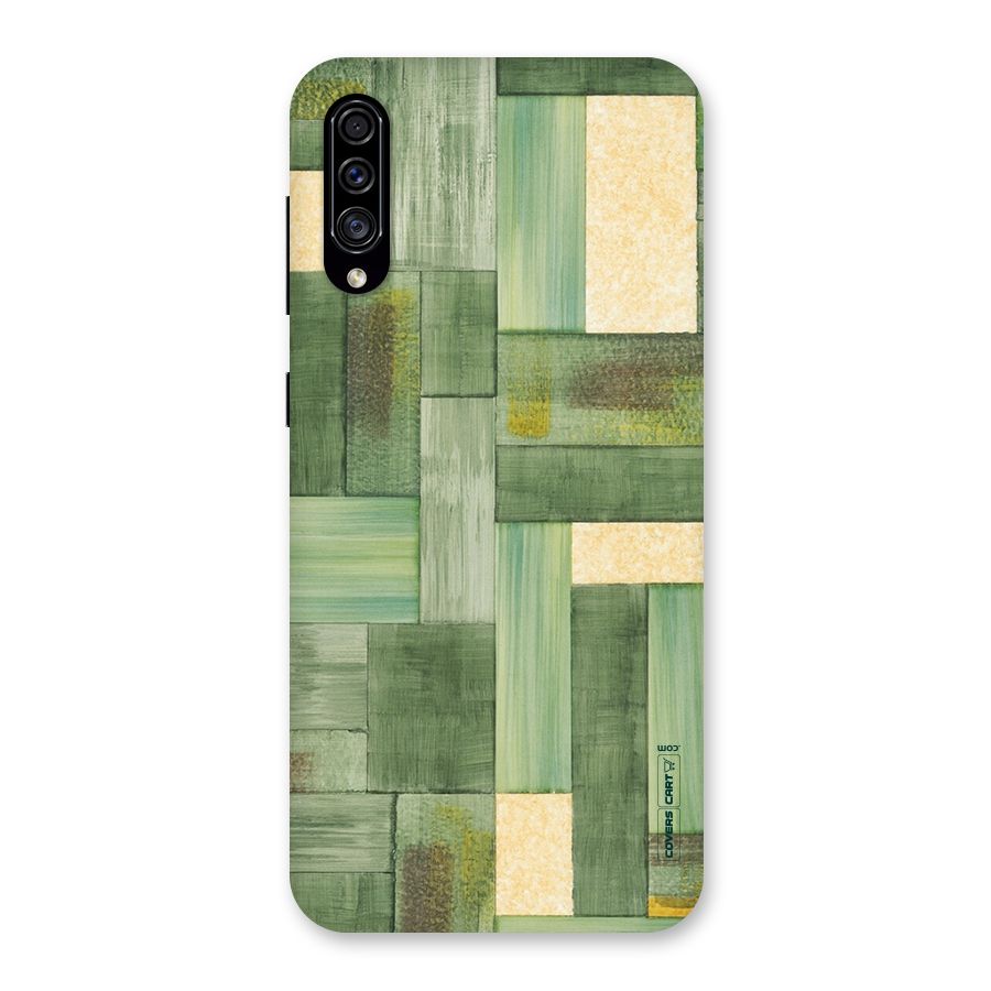 Wooden Green Texture Back Case for Galaxy A30s