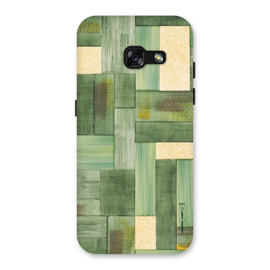 Wooden Green Texture Back Case for Galaxy A3 (2017)