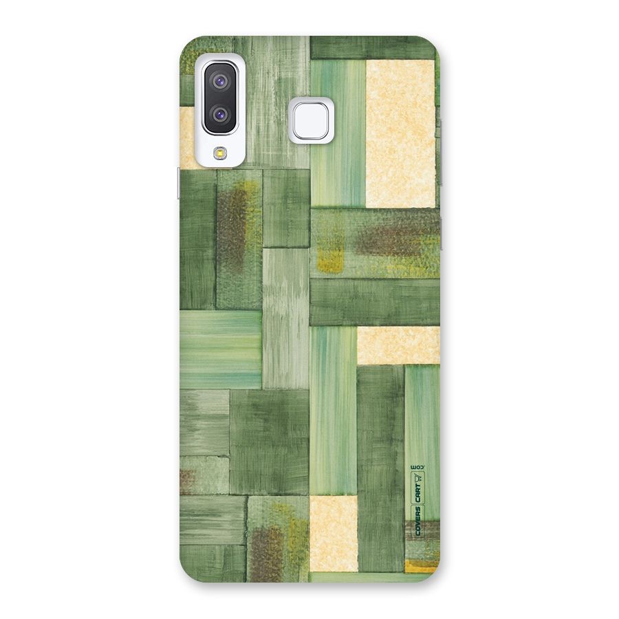 Wooden Green Texture Back Case for Galaxy A8 Star