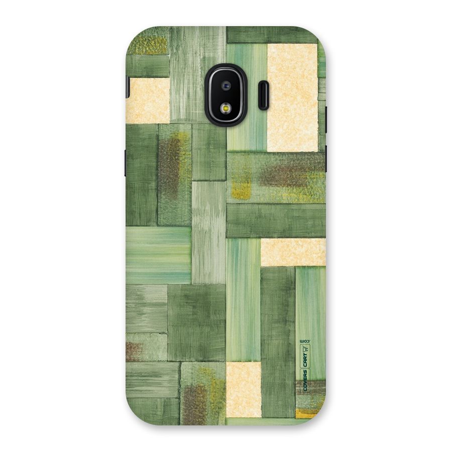 Wooden Green Texture Back Case for Galaxy J2 Pro 2018