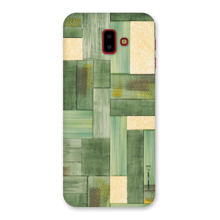 Wooden Green Texture Back Case for Galaxy J6 Plus