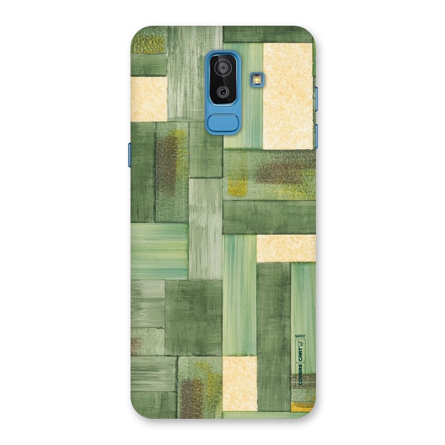 Wooden Green Texture Back Case for Galaxy J8
