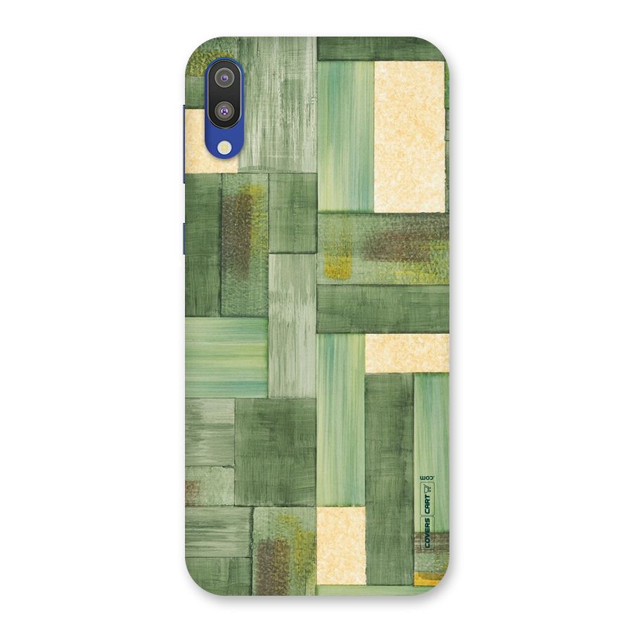 Wooden Green Texture Back Case for Galaxy M10