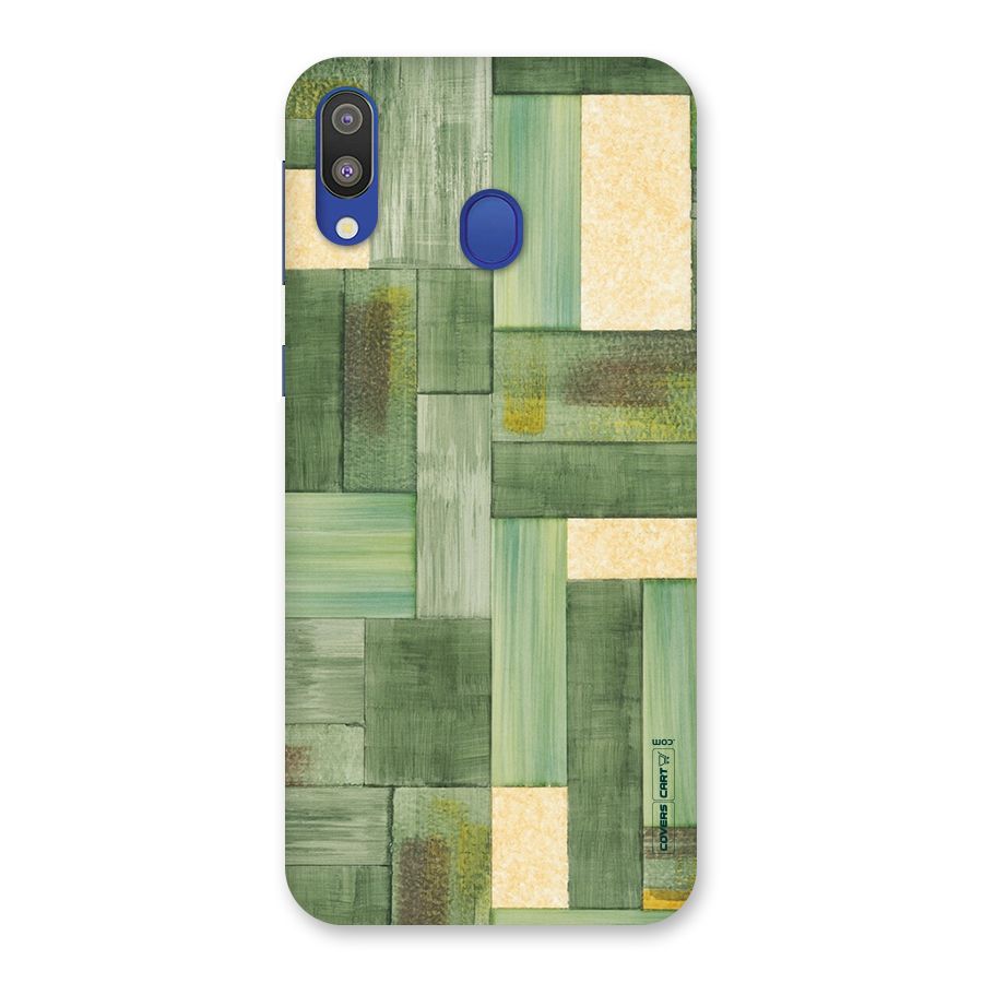 Wooden Green Texture Back Case for Galaxy M20