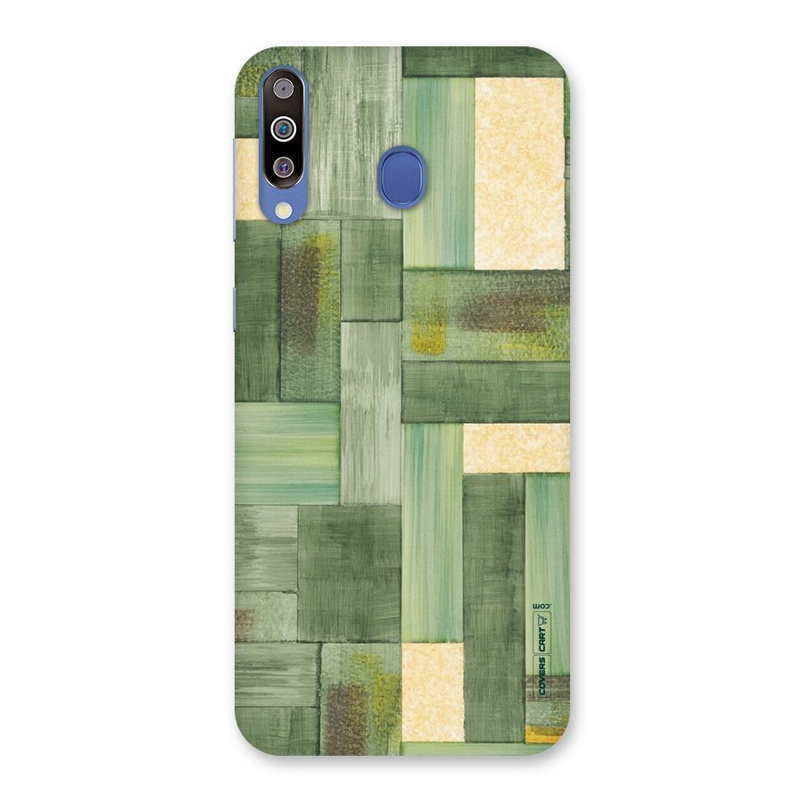 Wooden Green Texture Back Case for Galaxy M30