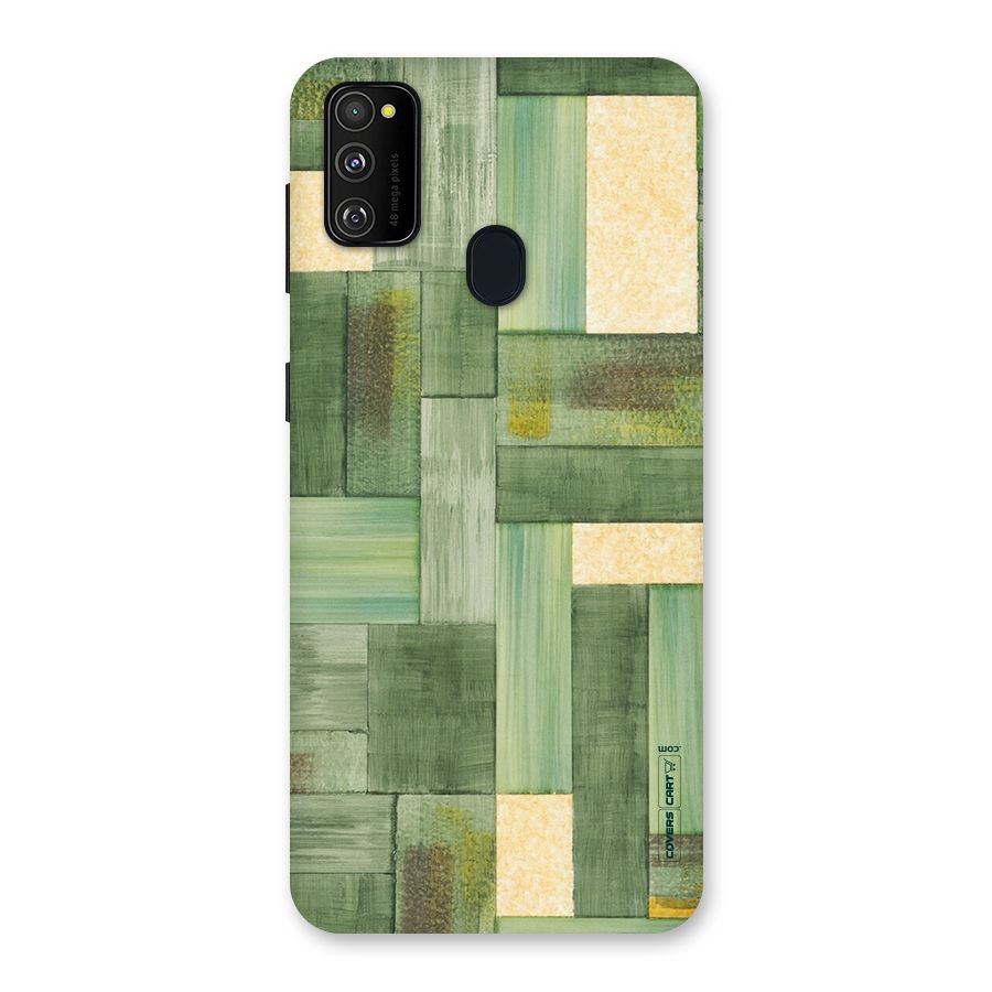 Wooden Green Texture Back Case for Galaxy M30s