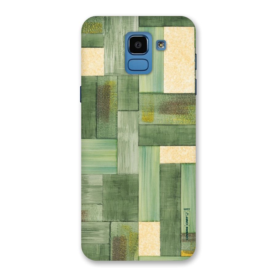 Wooden Green Texture Back Case for Galaxy On6