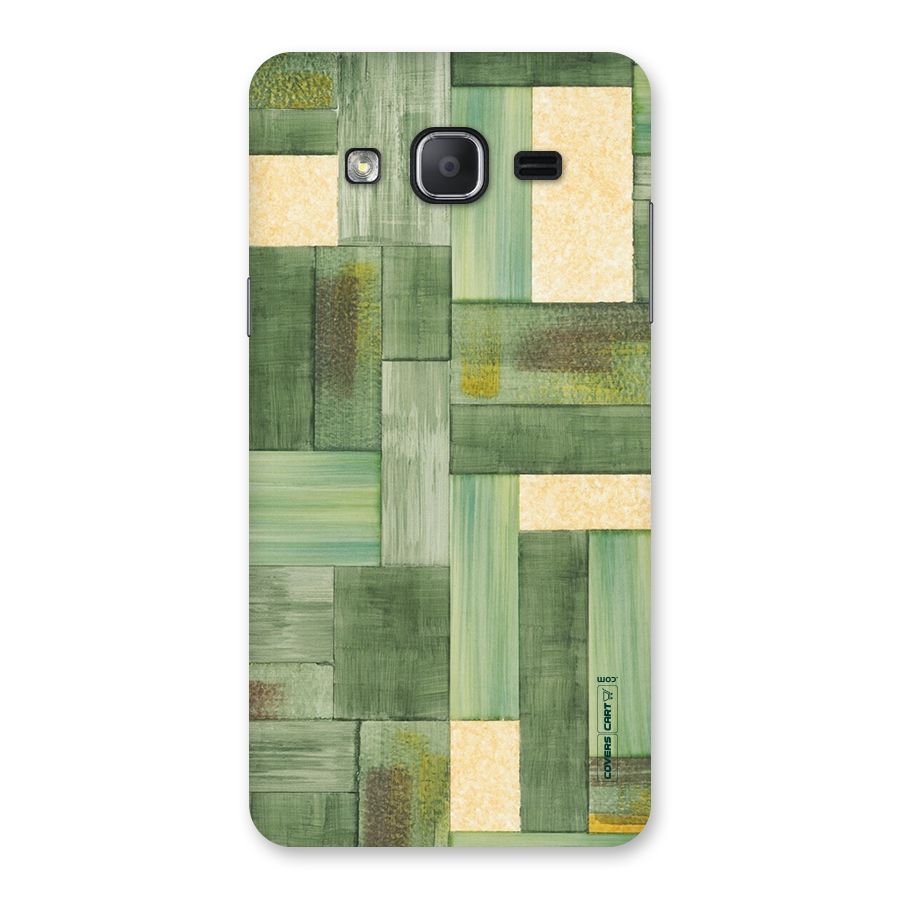 Wooden Green Texture Back Case for Galaxy On7 2015