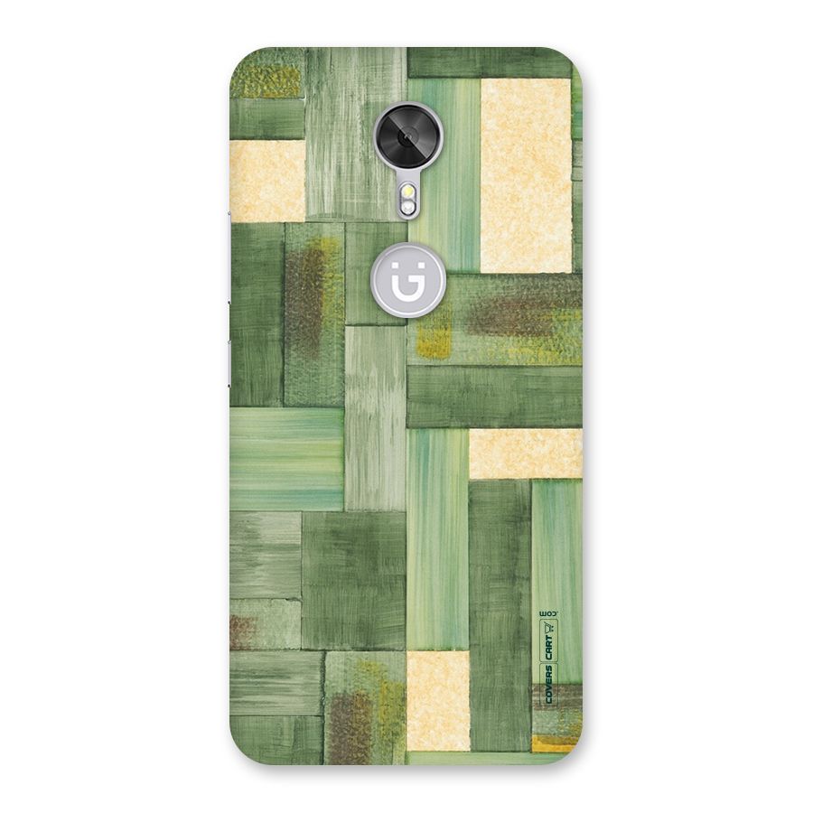 Wooden Green Texture Back Case for Gionee A1