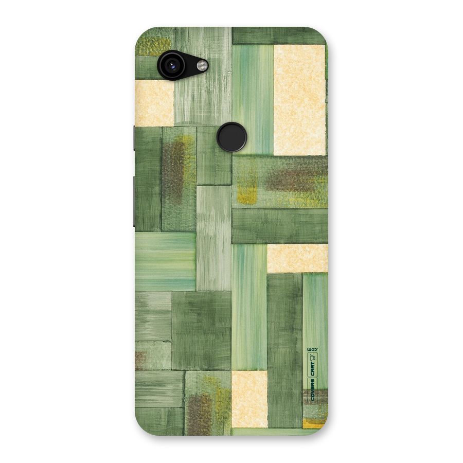 Wooden Green Texture Back Case for Google Pixel 3a XL