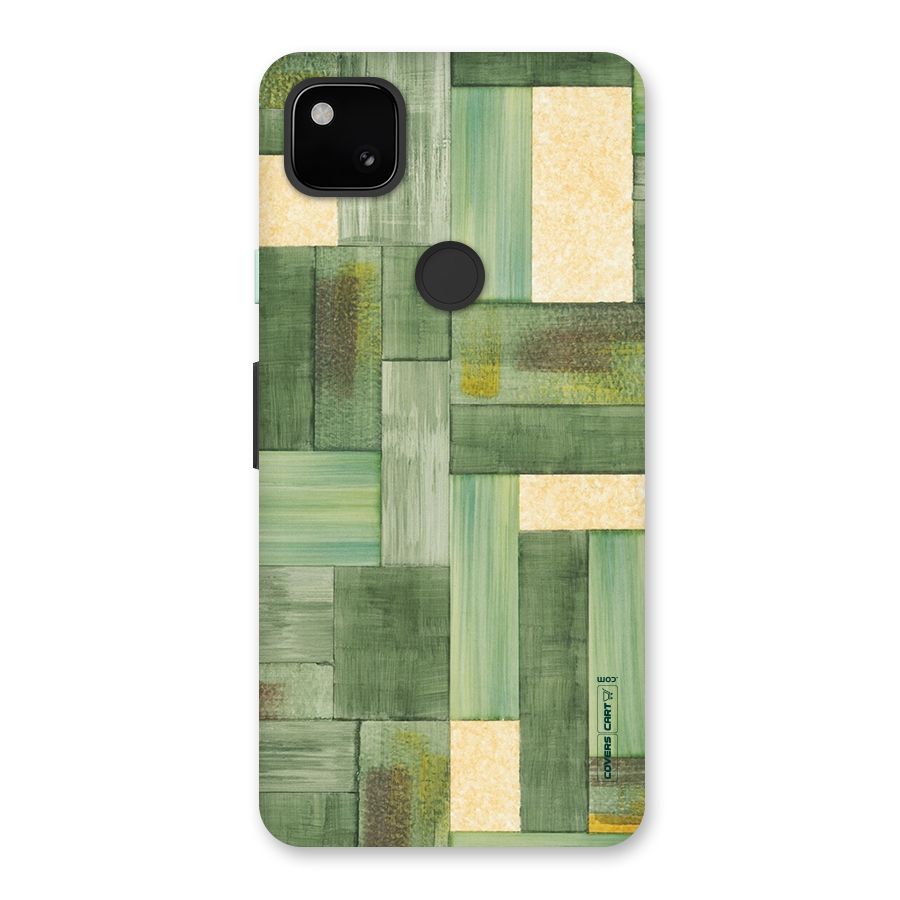 Wooden Green Texture Back Case for Google Pixel 4a
