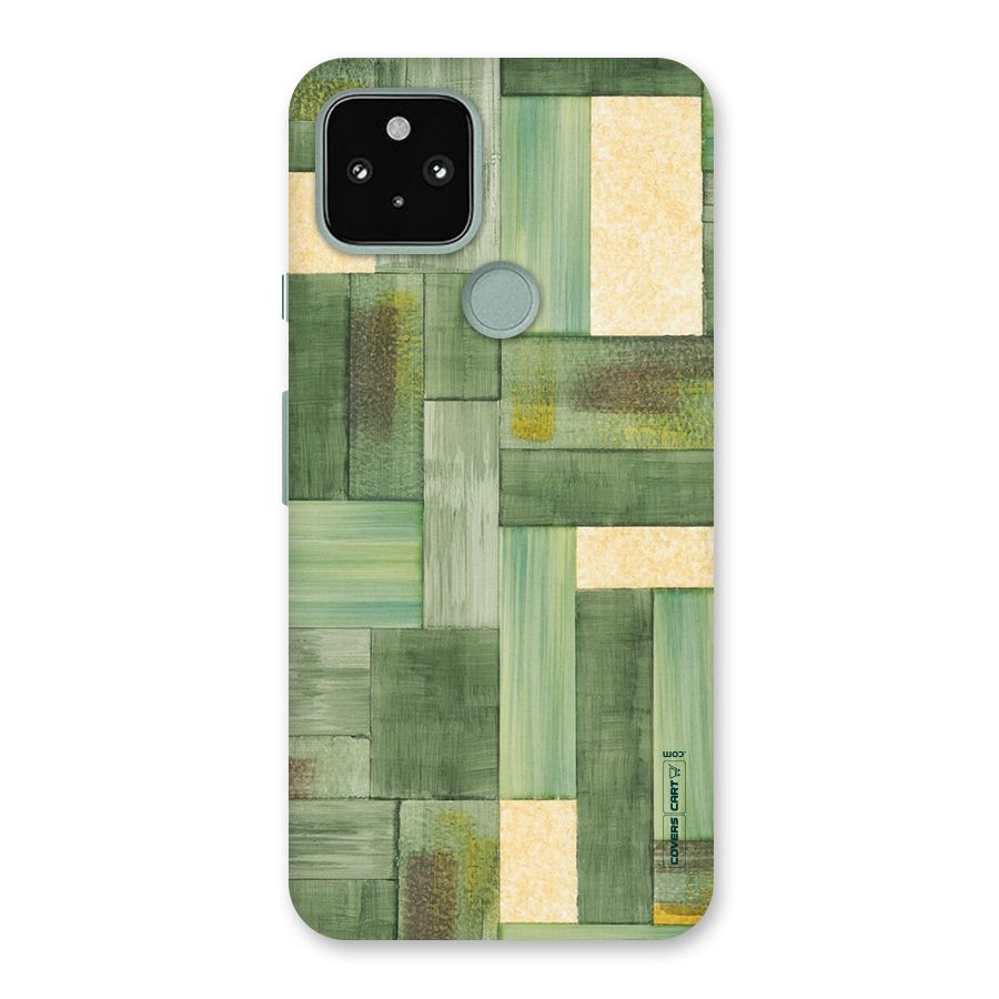 Wooden Green Texture Back Case for Google Pixel 5