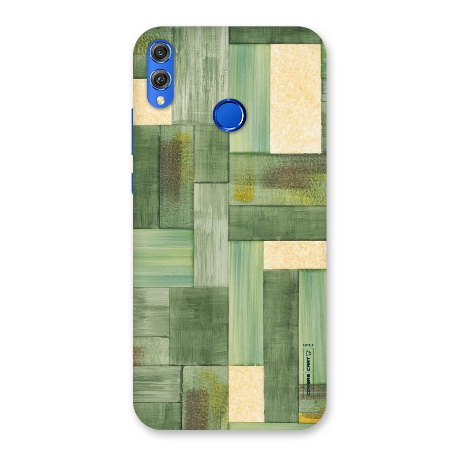 Wooden Green Texture Back Case for Honor 8X