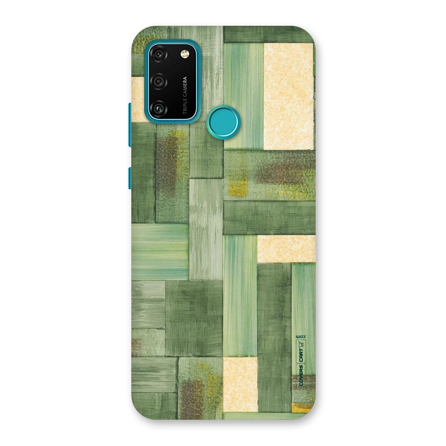 Wooden Green Texture Back Case for Honor 9A
