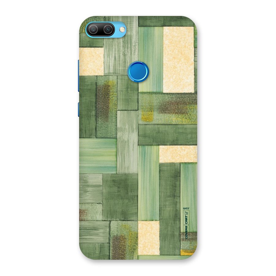 Wooden Green Texture Back Case for Honor 9N