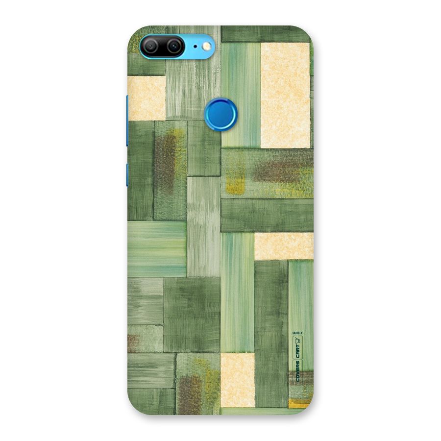 Wooden Green Texture Back Case for Honor 9 Lite