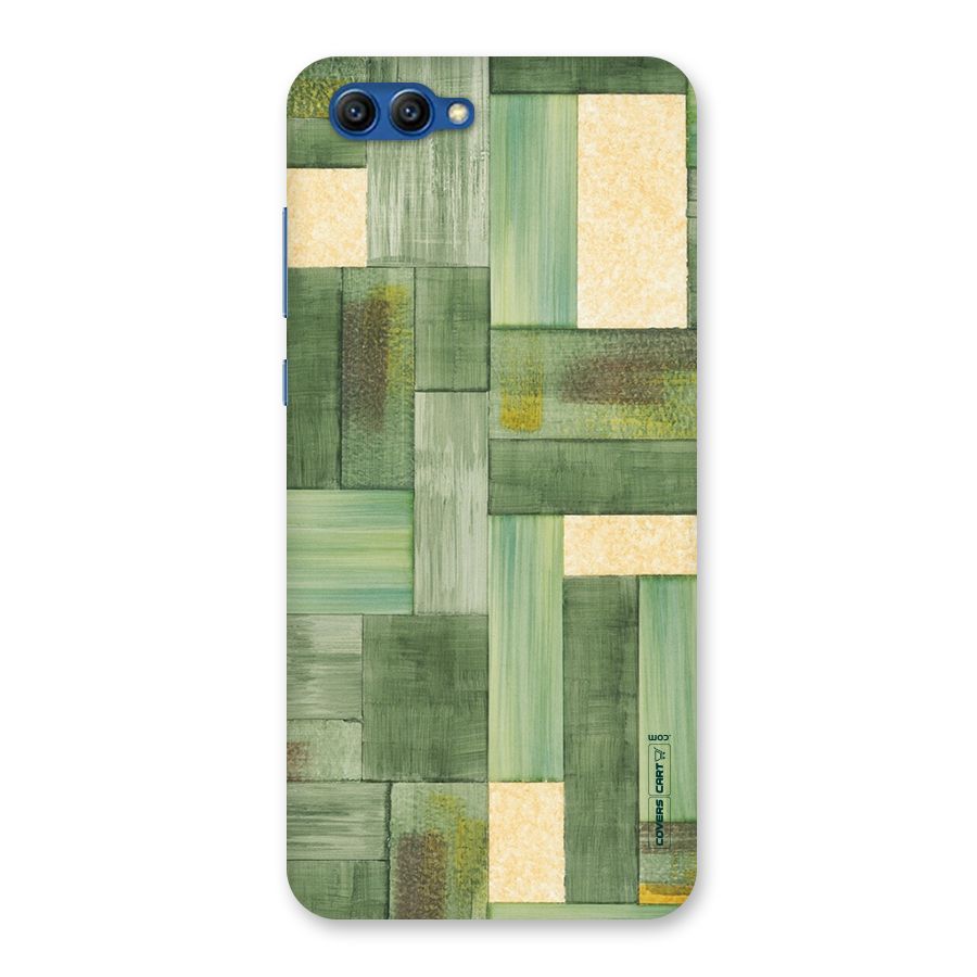 Wooden Green Texture Back Case for Honor View 10