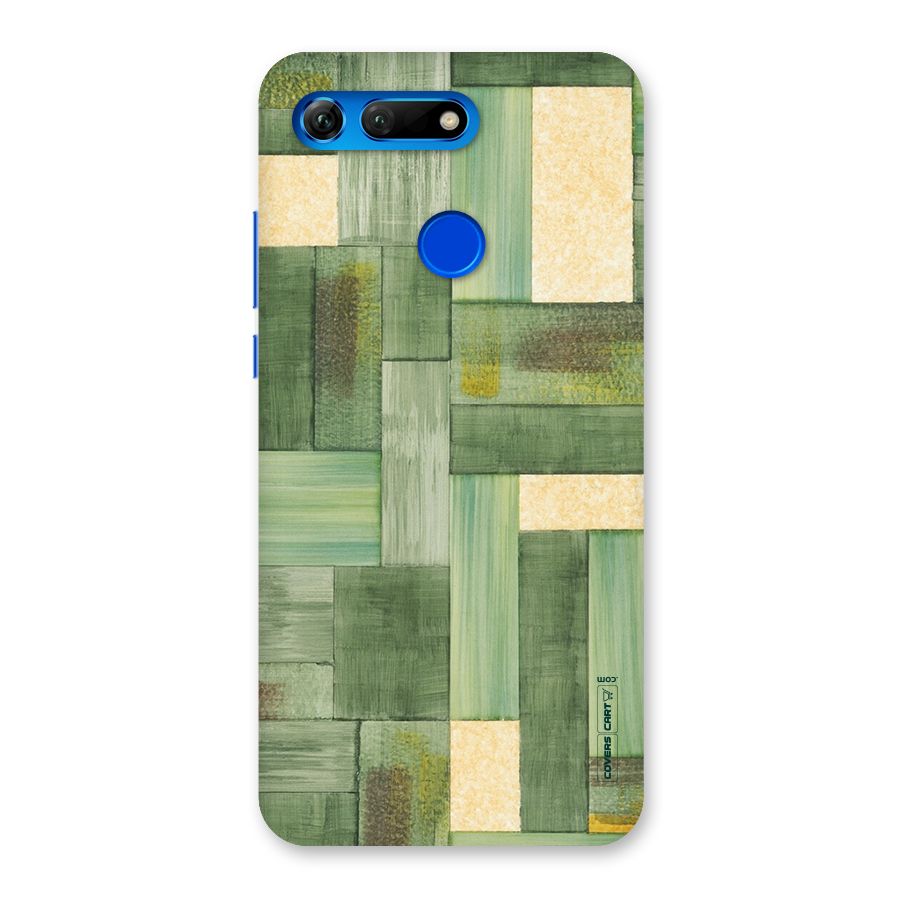 Wooden Green Texture Back Case for Honor View 20