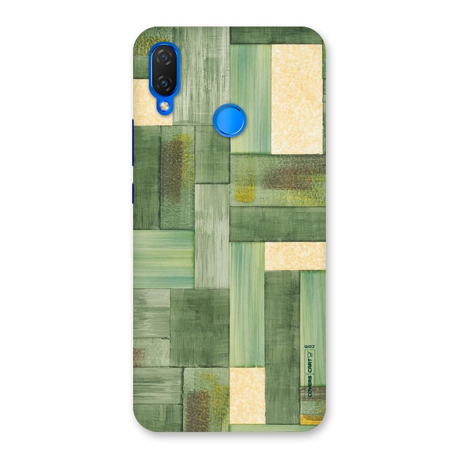 Wooden Green Texture Back Case for Huawei P Smart+