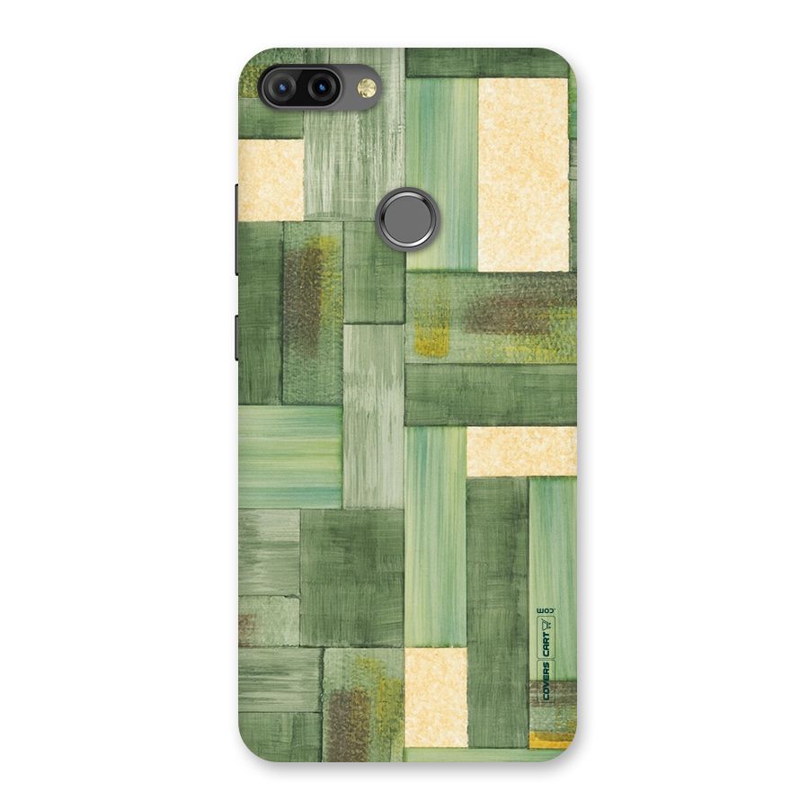 Wooden Green Texture Back Case for Infinix Hot 6 Pro