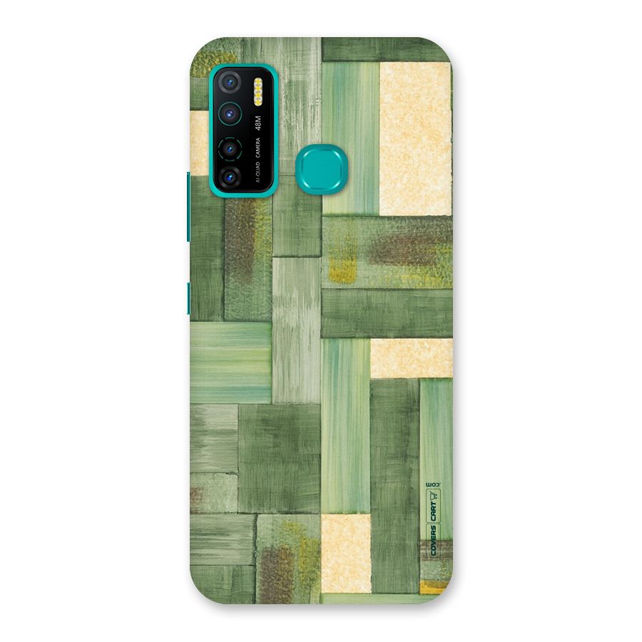 Wooden Green Texture Back Case for Infinix Hot 9 Pro