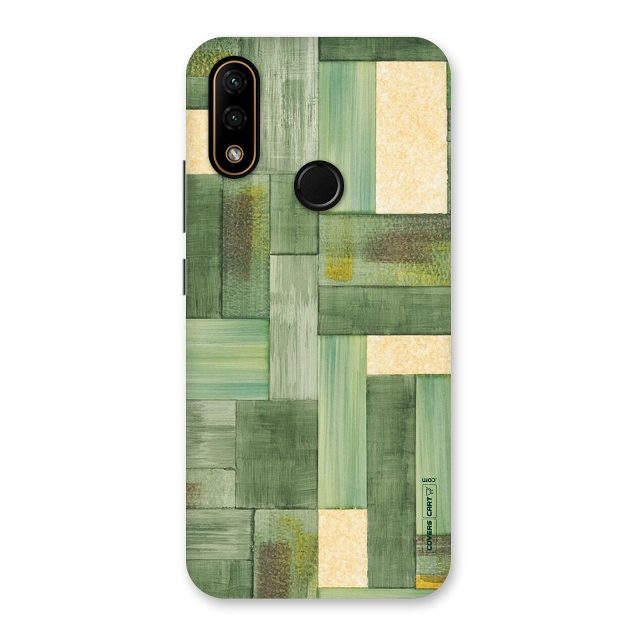 Wooden Green Texture Back Case for Lenovo A6 Note