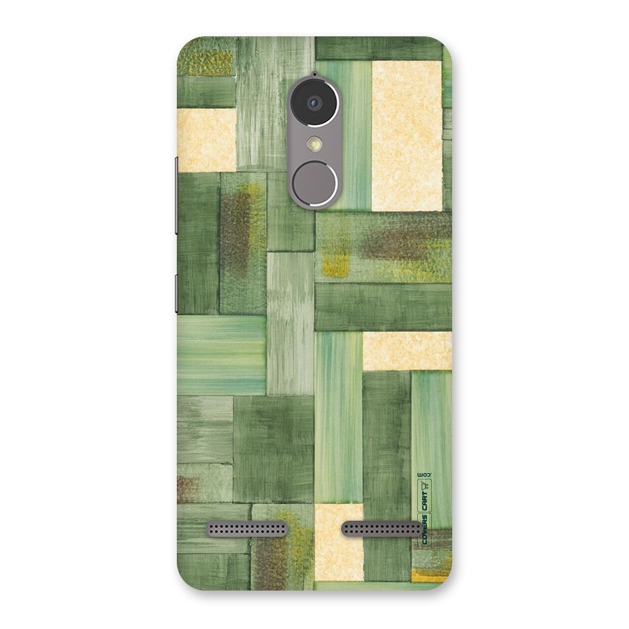 Wooden Green Texture Back Case for Lenovo K6 Power