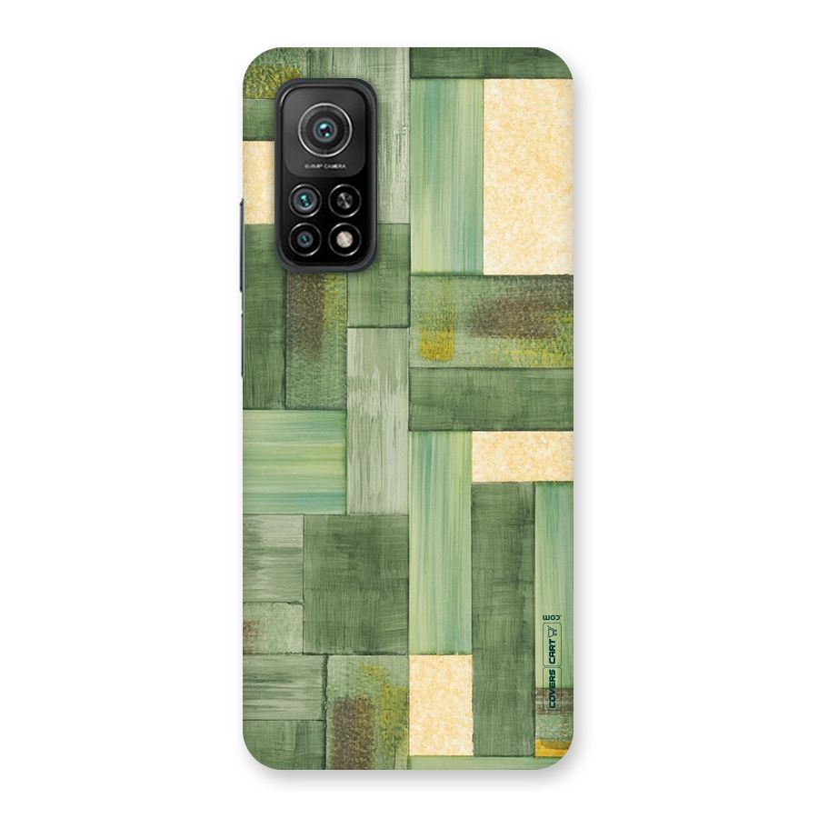 Wooden Green Texture Back Case for Mi 10T 5G