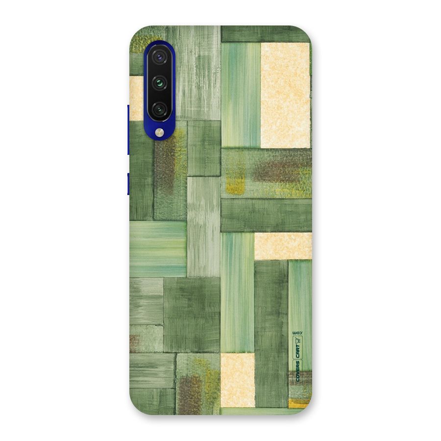 Wooden Green Texture Back Case for Mi A3