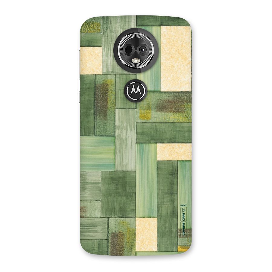 Wooden Green Texture Back Case for Moto E5 Plus