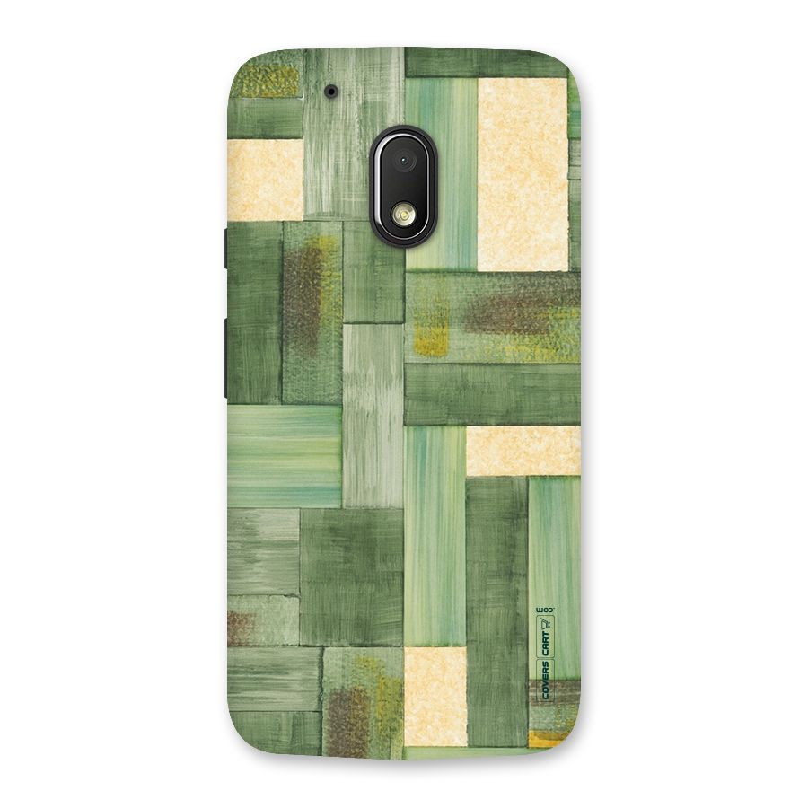 Wooden Green Texture Back Case for Moto G4 Play