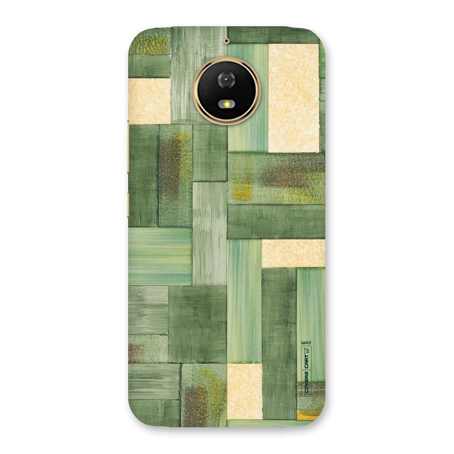 Wooden Green Texture Back Case for Moto G5s