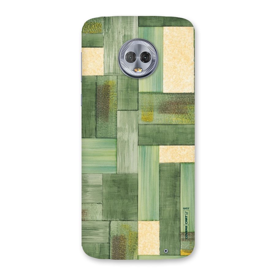 Wooden Green Texture Back Case for Moto G6 Plus