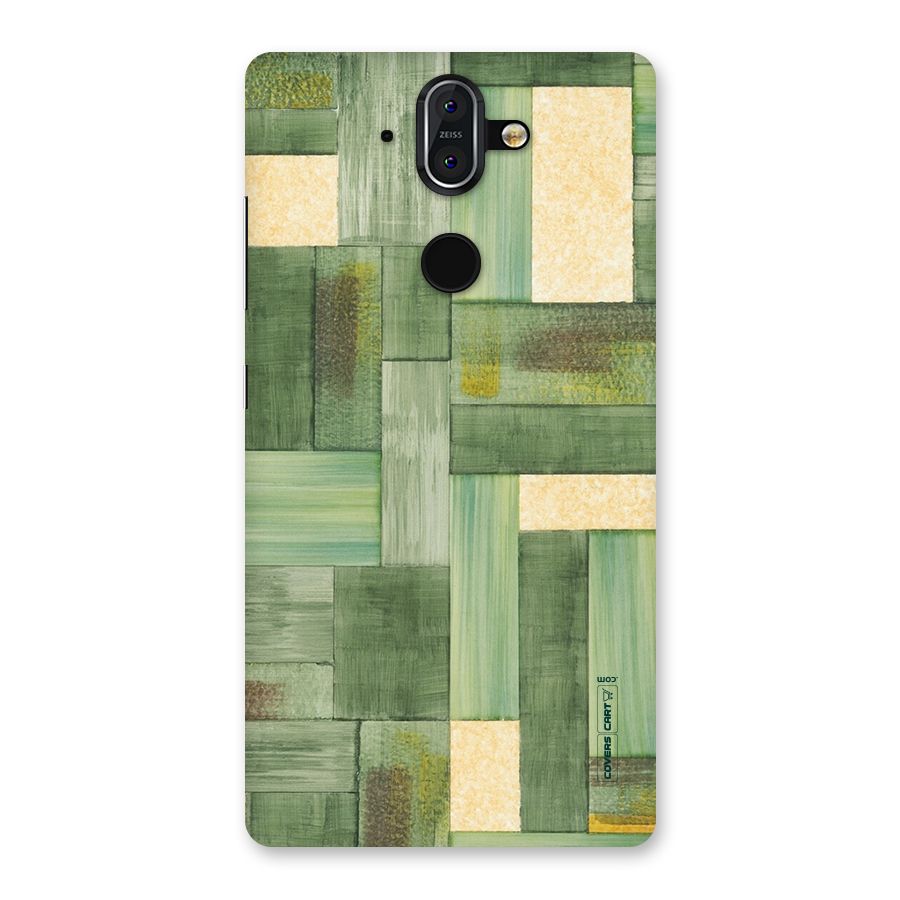 Wooden Green Texture Back Case for Nokia 8 Sirocco