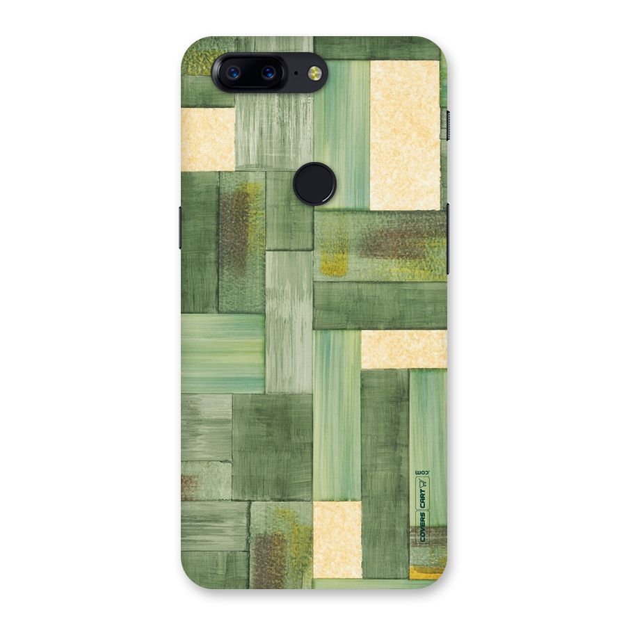 Wooden Green Texture Back Case for OnePlus 5T