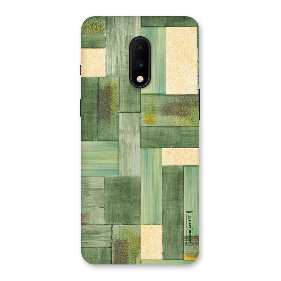 Wooden Green Texture Back Case for OnePlus 7