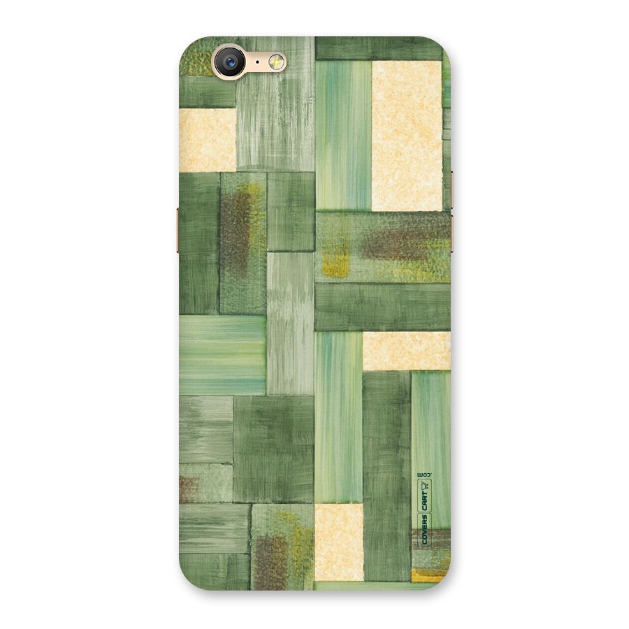Wooden Green Texture Back Case for Oppo A39