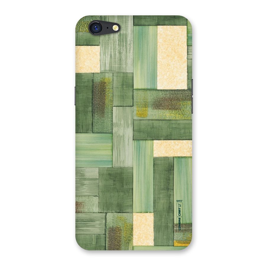Wooden Green Texture Back Case for Oppo A71