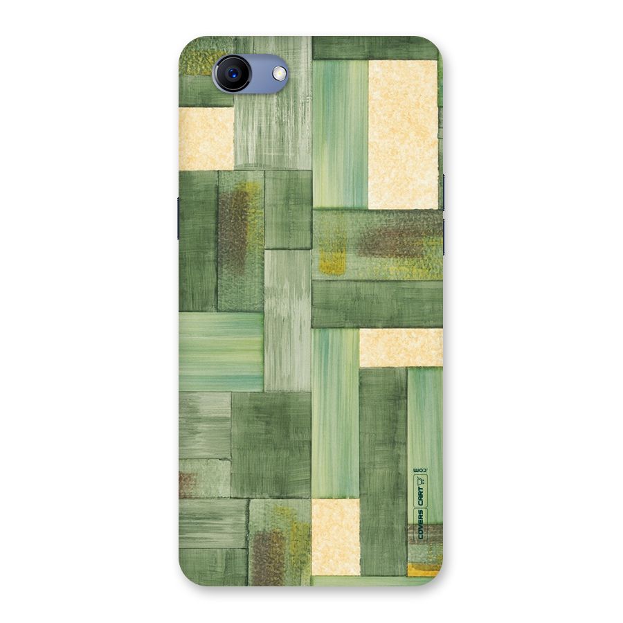 Wooden Green Texture Back Case for Oppo Realme 1