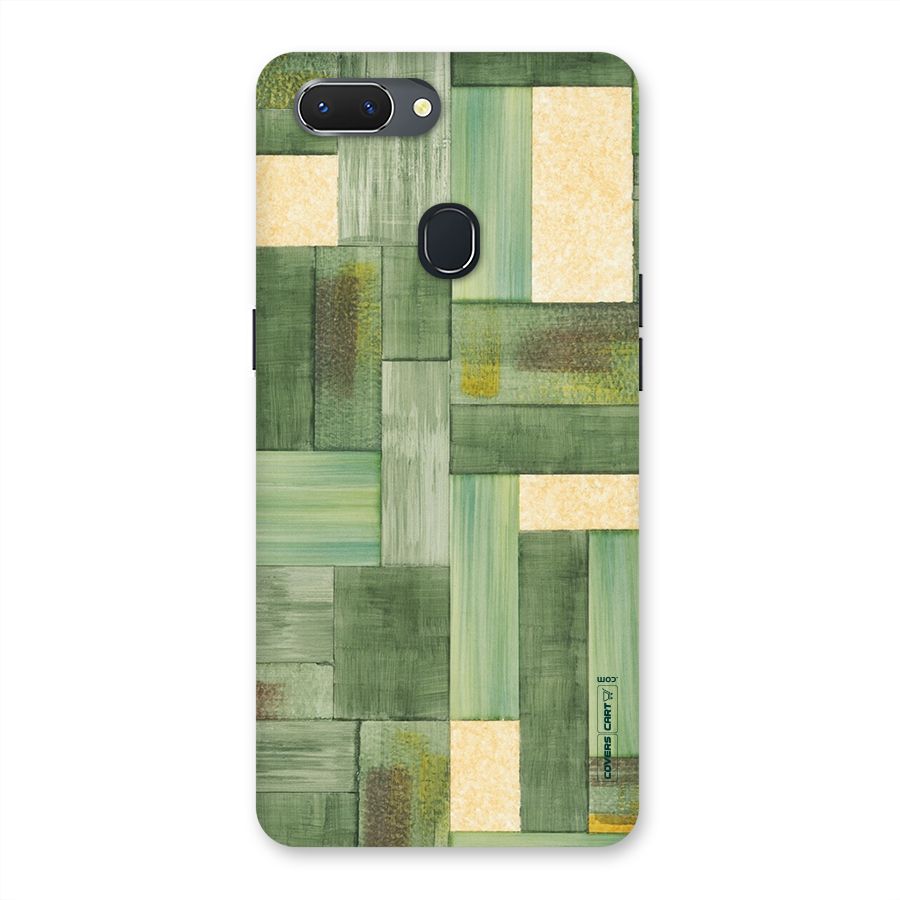 Wooden Green Texture Back Case for Oppo Realme 2