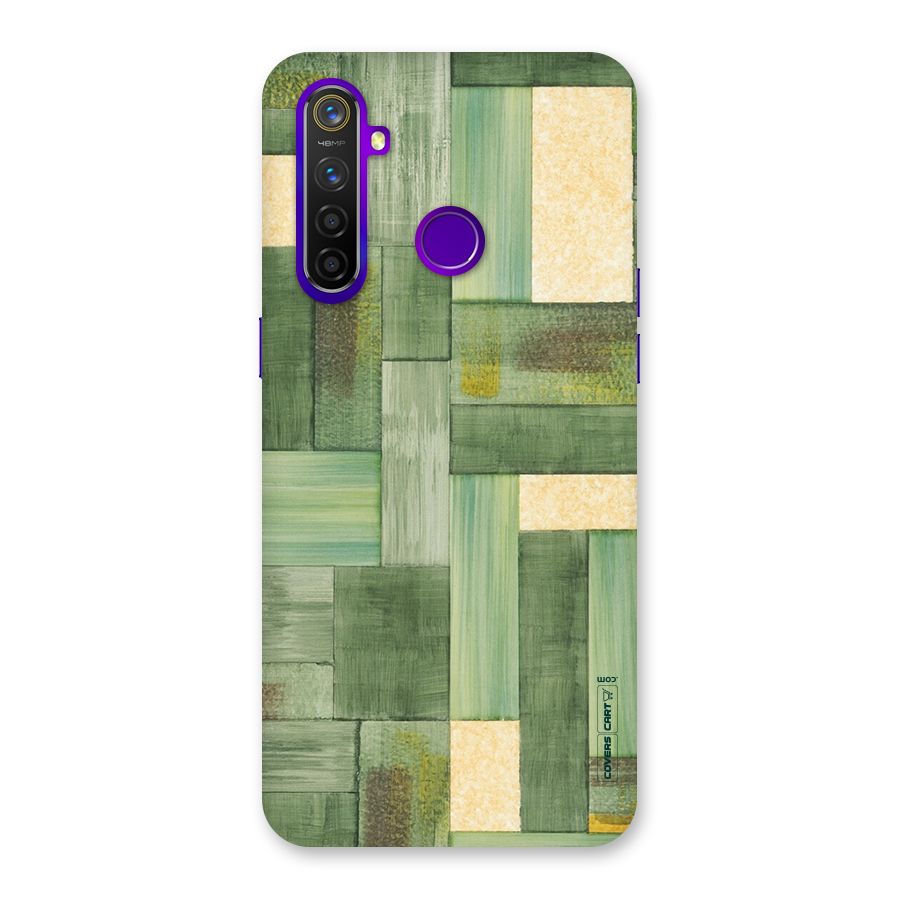 Wooden Green Texture Back Case for Realme 5 Pro