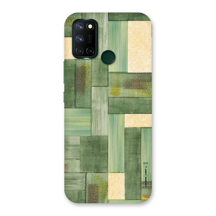 Wooden Green Texture Back Case for Realme 7i