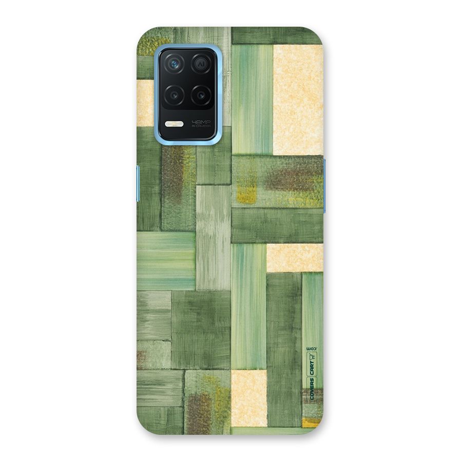 Wooden Green Texture Back Case for Realme 8s 5G