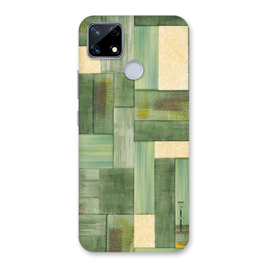 Wooden Green Texture Back Case for Realme Narzo 20
