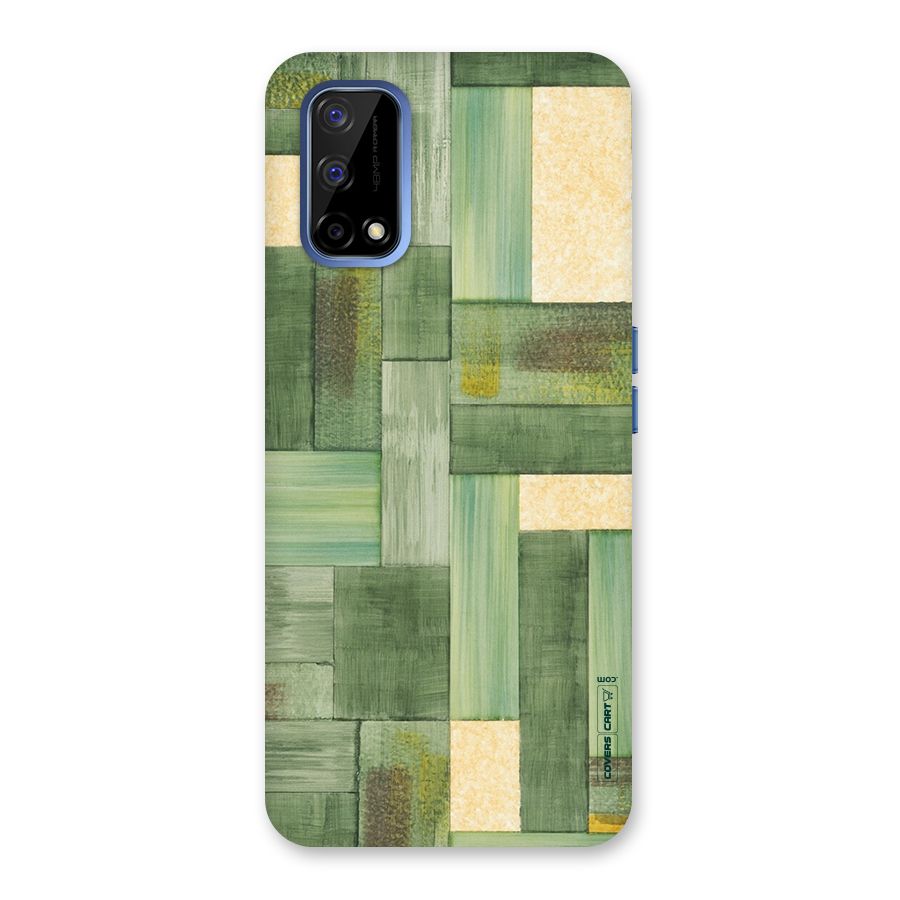 Wooden Green Texture Back Case for Realme Narzo 30 Pro