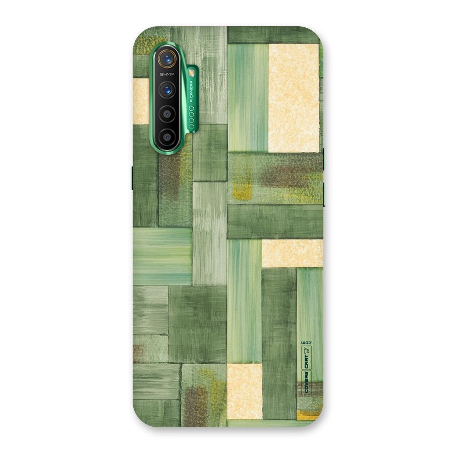 Wooden Green Texture Back Case for Realme X2