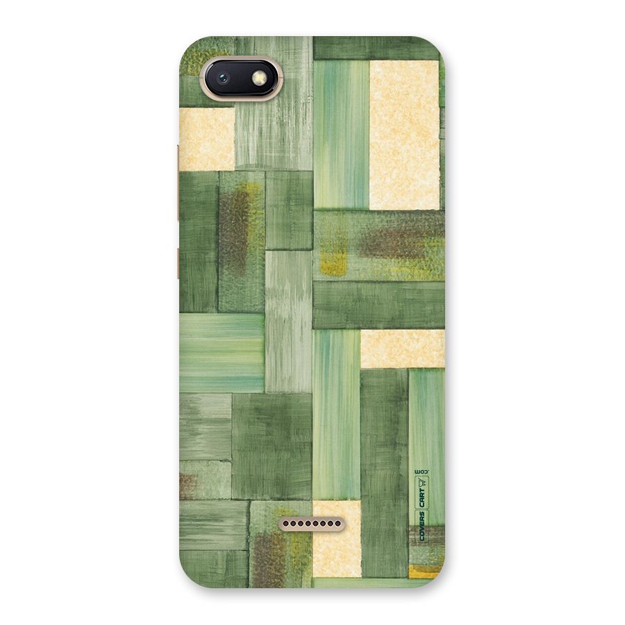 Wooden Green Texture Back Case for Redmi 6A