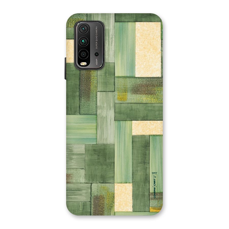 Wooden Green Texture Back Case for Redmi 9 Power