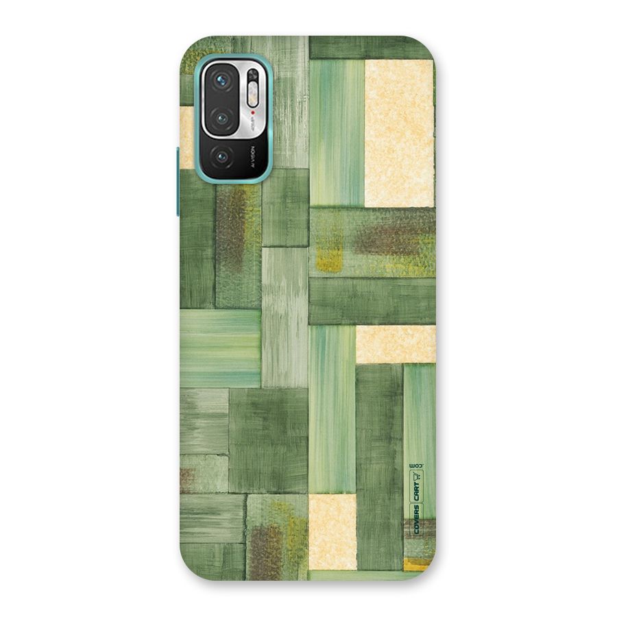 Wooden Green Texture Back Case for Redmi Note 10T 5G