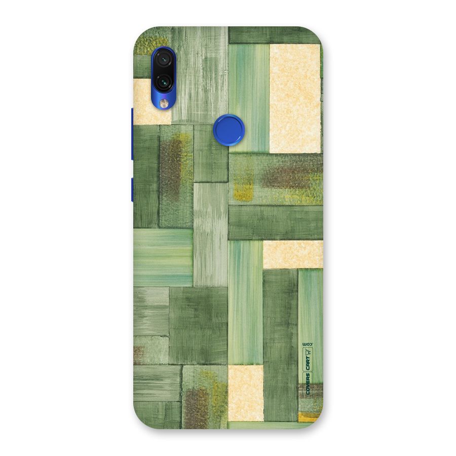 Wooden Green Texture Back Case for Redmi Note 7S